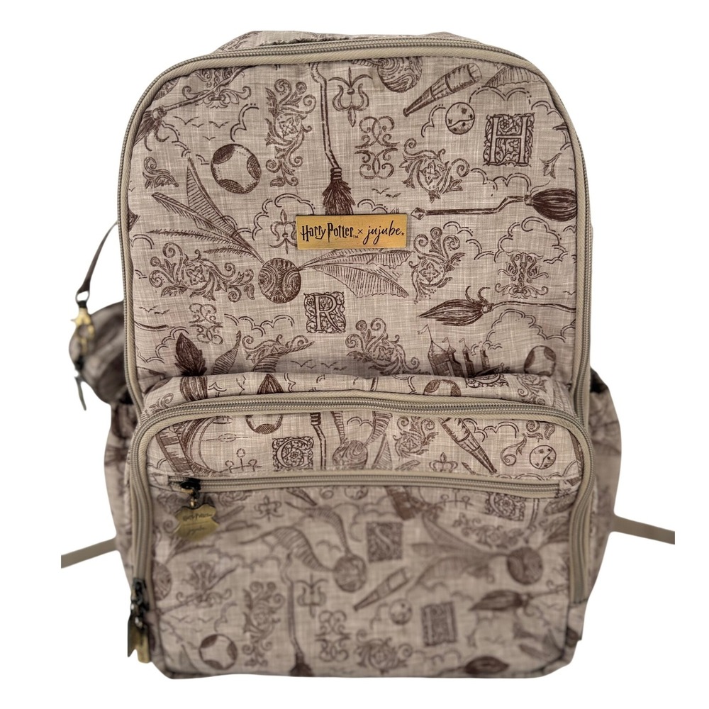 JuJuBe x Harry Potter "Zealous" Diaper Backpack "Catch the Golden Snitch" Print